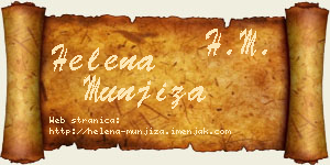 Helena Munjiza vizit kartica